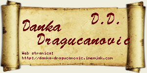 Danka Dragucanović vizit kartica